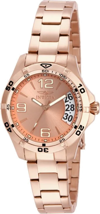 Montre Femme Invicta Specialty 15120 Bracelet doré rose en acier inoxydable