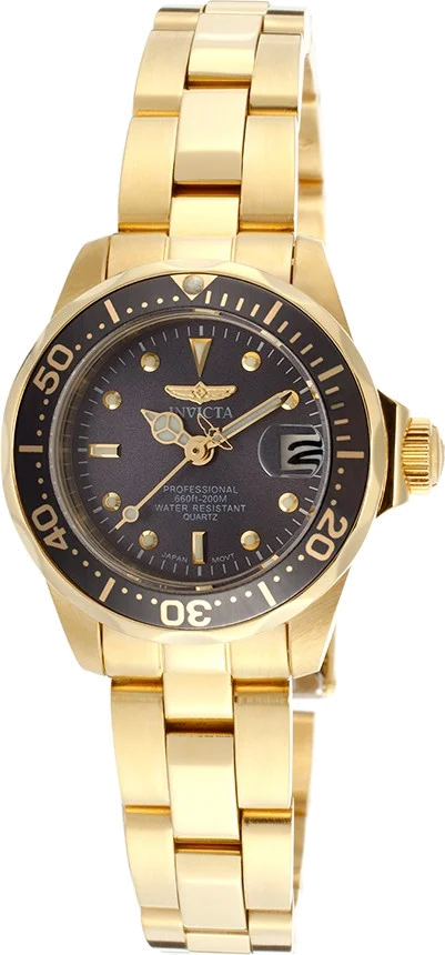 Montre Femme Invicta Pro Diver 14986 Bracelet doré en acier