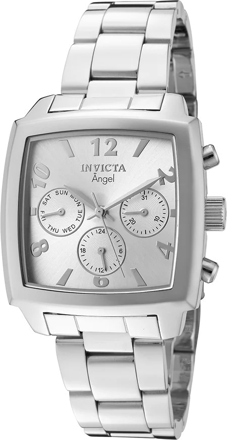 Montre Femme Invicta Angel 12100 Boîtier carré en acier inoxydable