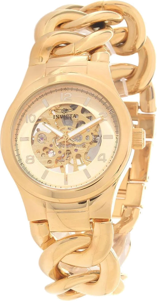 Montre Femme Invicta Angel 17251 Bracelet torsadé en acier doré