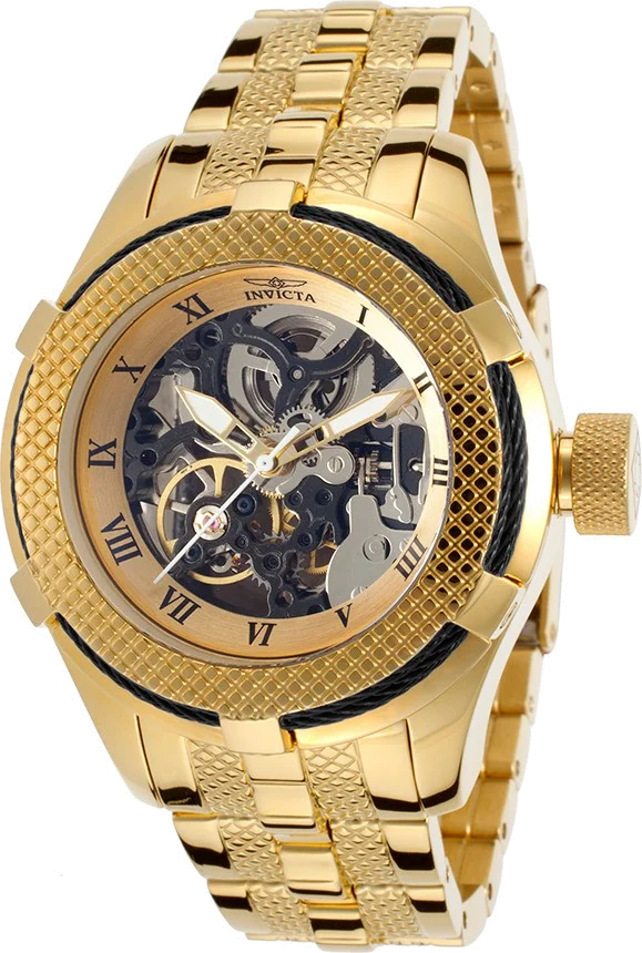 Montre Femme Invicta Angel 17251 Bracelet doré finitions clous de paris