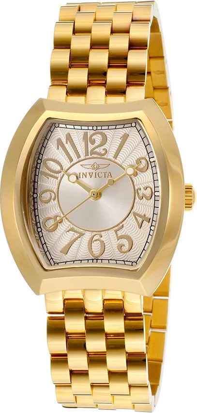Montre Femme Invicta Angel 15039 Maillons fins couleur or jaune