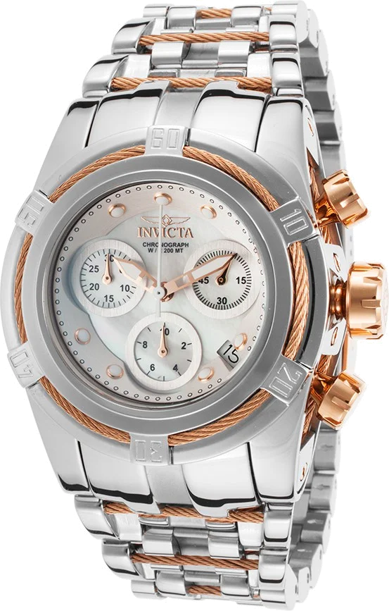Montre Femme Invicta Bolt 16109 Bracelet argenté finition or rose