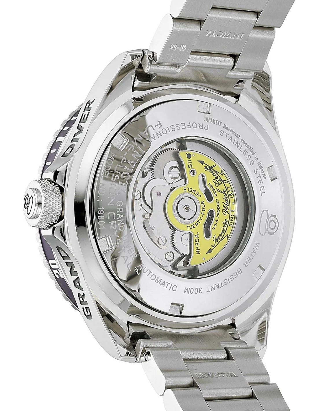 Montre Homme Invicta Pro Diver 19801 Argent