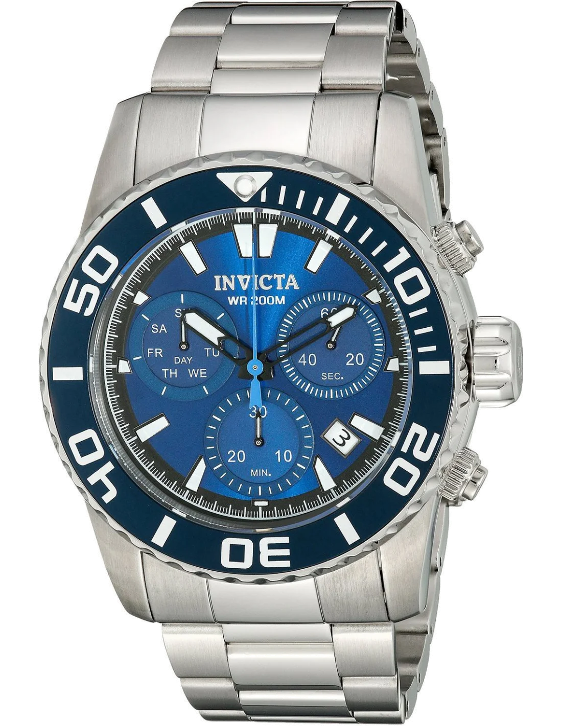 Montre Homme Invicta Pro Diver 18938 Argent