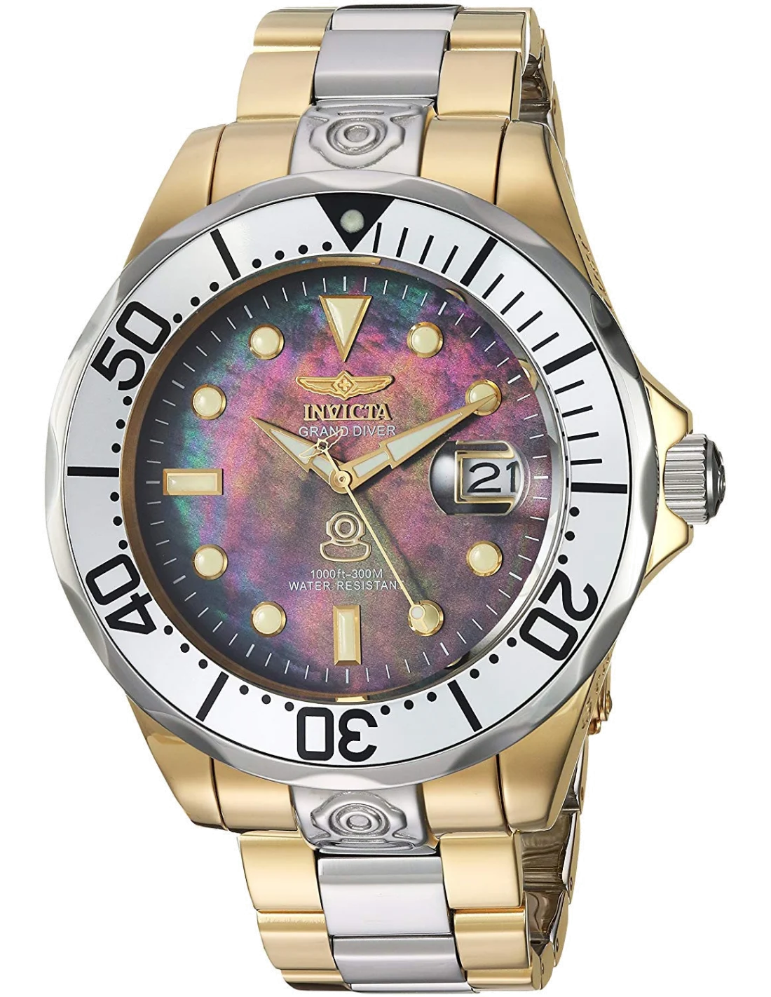 Montre Homme Invicta Pro Diver 16034 Or vue 2