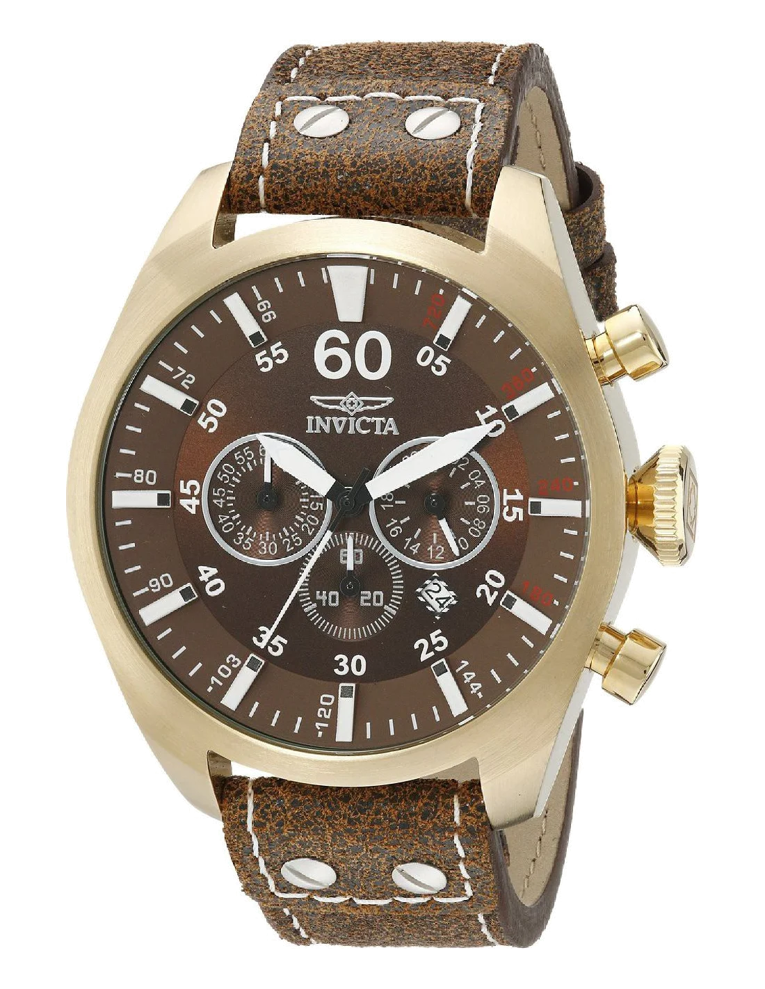 Montre Homme Invicta Aviator 19669 Marron