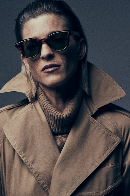 Lunettes de Soleil Jacques Marie Mage JMM481D Stanley Kubrick 1948 couleur écaille - Ecaille vue 2