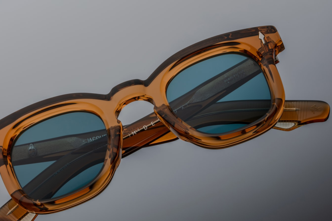 Lunettes de Soleil Jacques Marie Mage Devaux Whiskey en acétate - Havana vue 2