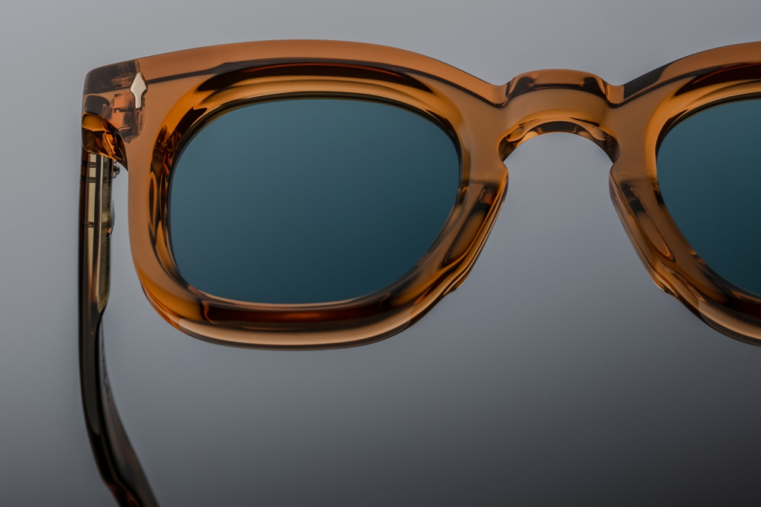 Lunettes de Soleil Jacques Marie Mage Devaux Whiskey en acétate - Havana vue 3
