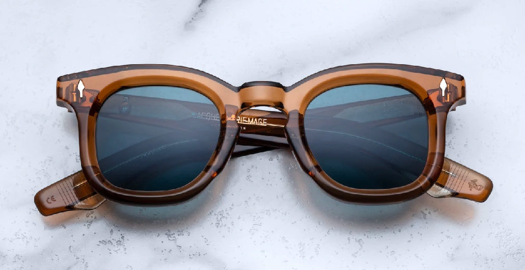 Lunettes de Soleil Jacques Marie Mage Devaux Whiskey en acétate - Havana vue 5
