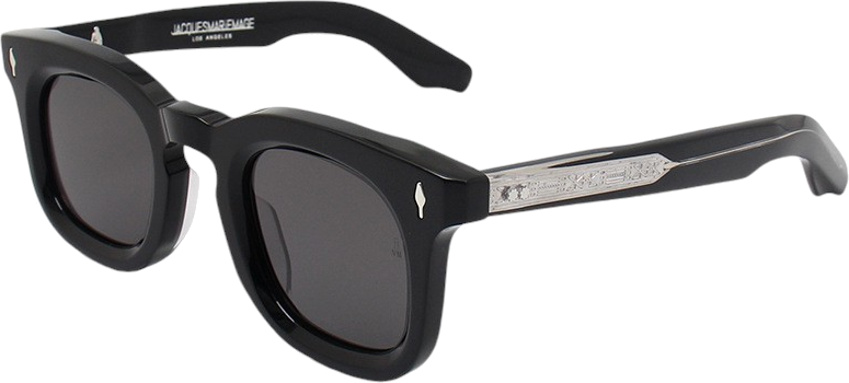 Lunettes de Soleil Jacques Marie Mage Devaux Black en acétate - Noir vue 3