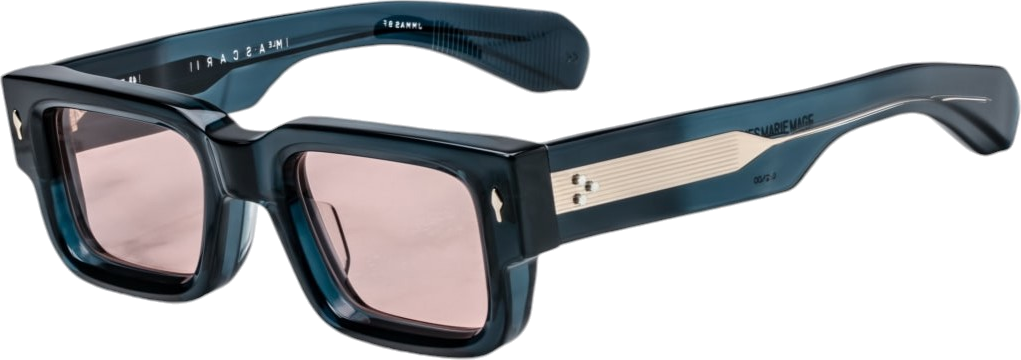 Lunettes de soleil Jacques Marie Mage ASCARI en acétate - Rose vue 5