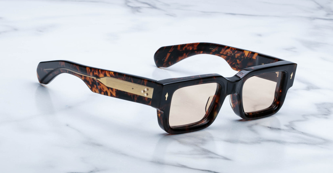 Lunettes de soleil Jacques Marie Mage ASCARI en acétate - Ecaille vue 3