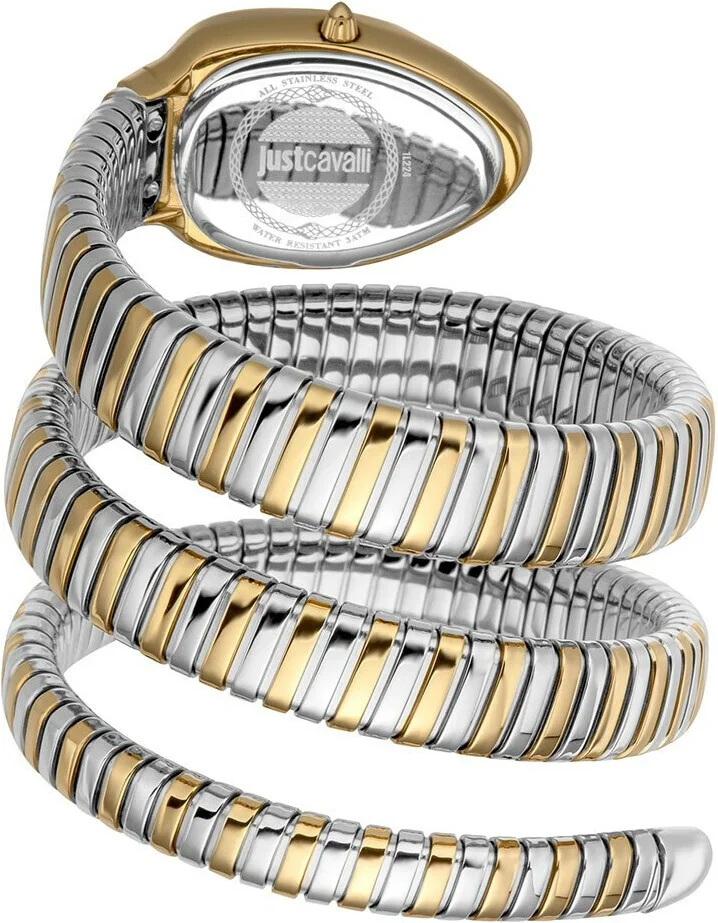 Montre Femme Just Cavalli JC1L228M0075 - Cadran Bleu Texturé & Bracelet Acier Bicolore vue 2