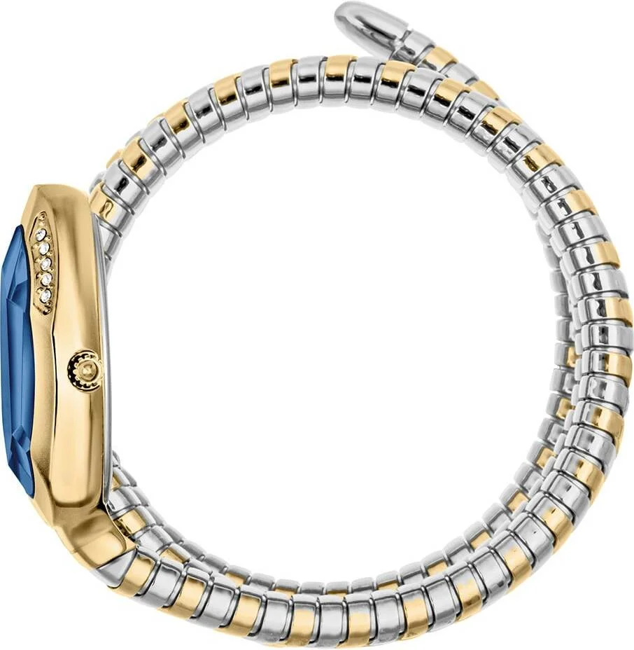 Montre Femme Just Cavalli JC1L228M0075 - Cadran Bleu Texturé & Bracelet Acier Bicolore vue 3