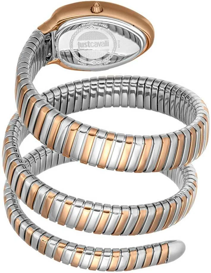 Montre Femme Just Cavalli JC1L228M0085 Bicolore Argent et Or Rose 34mm vue 2
