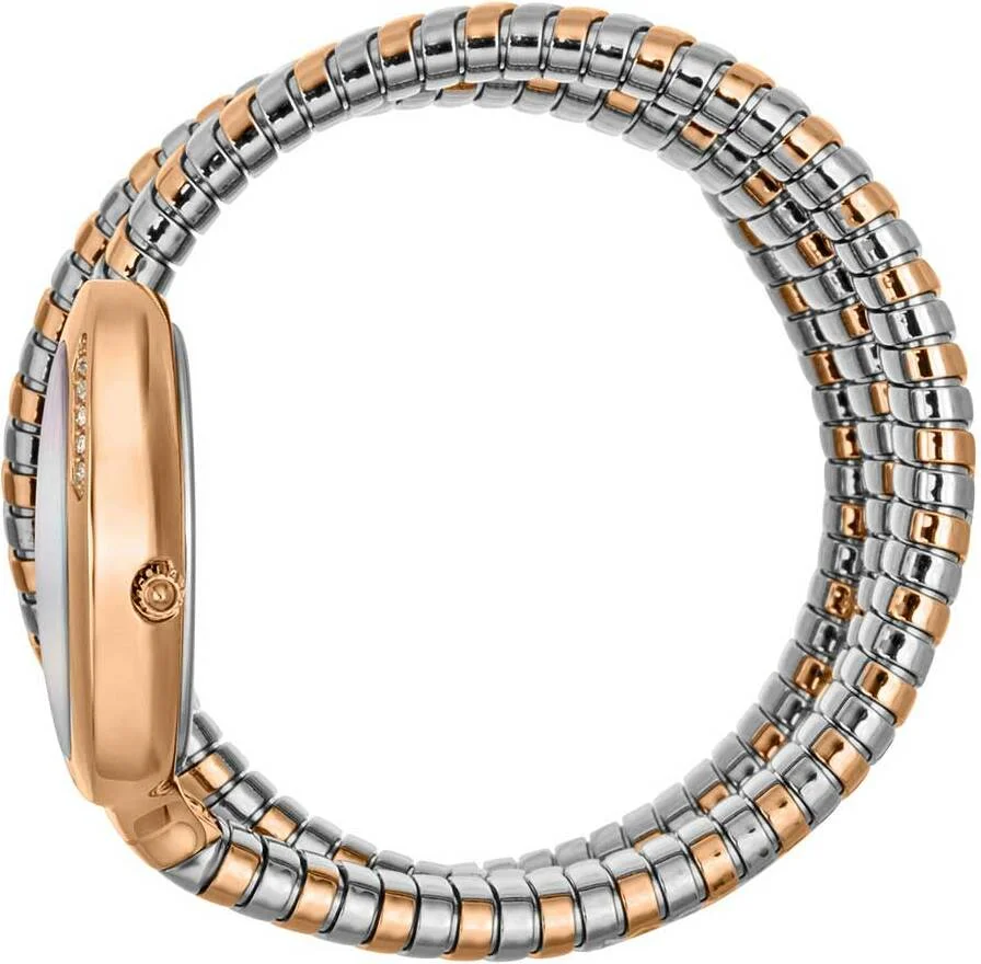 Montre Femme Just Cavalli JC1L228M0085 Bicolore Argent et Or Rose 34mm vue 3