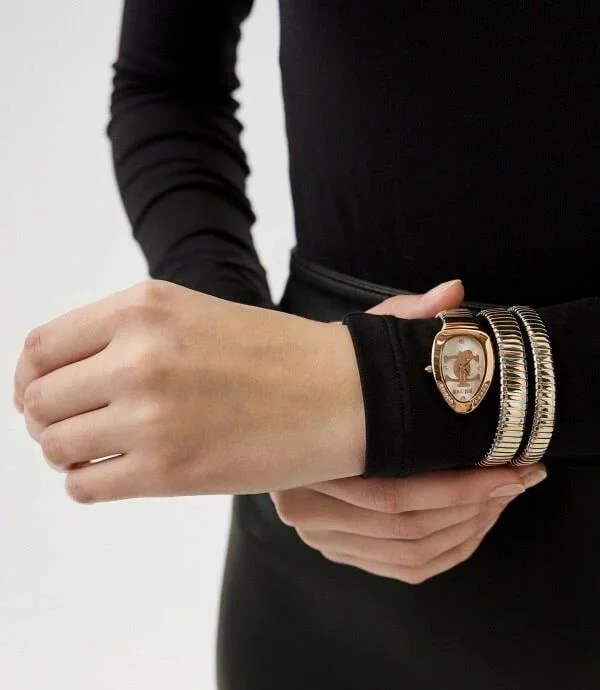 Montre Femme Just Cavalli JC1L228M0085 Bicolore Argent et Or Rose 34mm vue 4