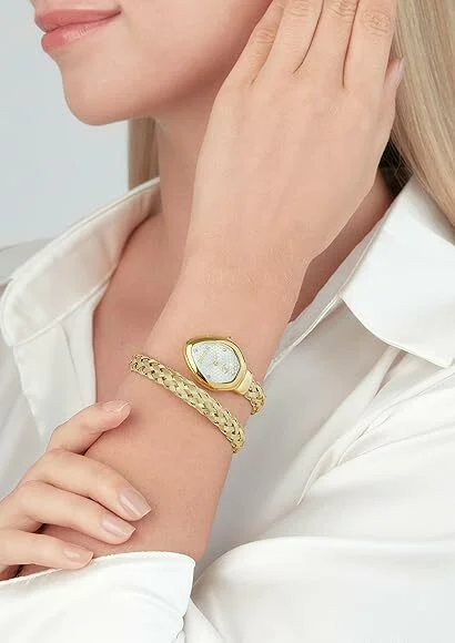 Montre-Bijou Just Cavalli JC1L264M0025 pour Femme - Cadran Argenté & Bracelet Acier Doré vue 4