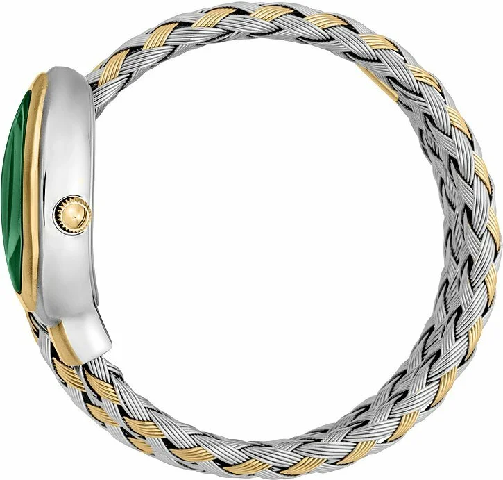 Montre Femme Just Cavalli JC1L264M0065 - Cadran Vert & Bracelet Acier Bicolore Argent/Or Rose vue 3