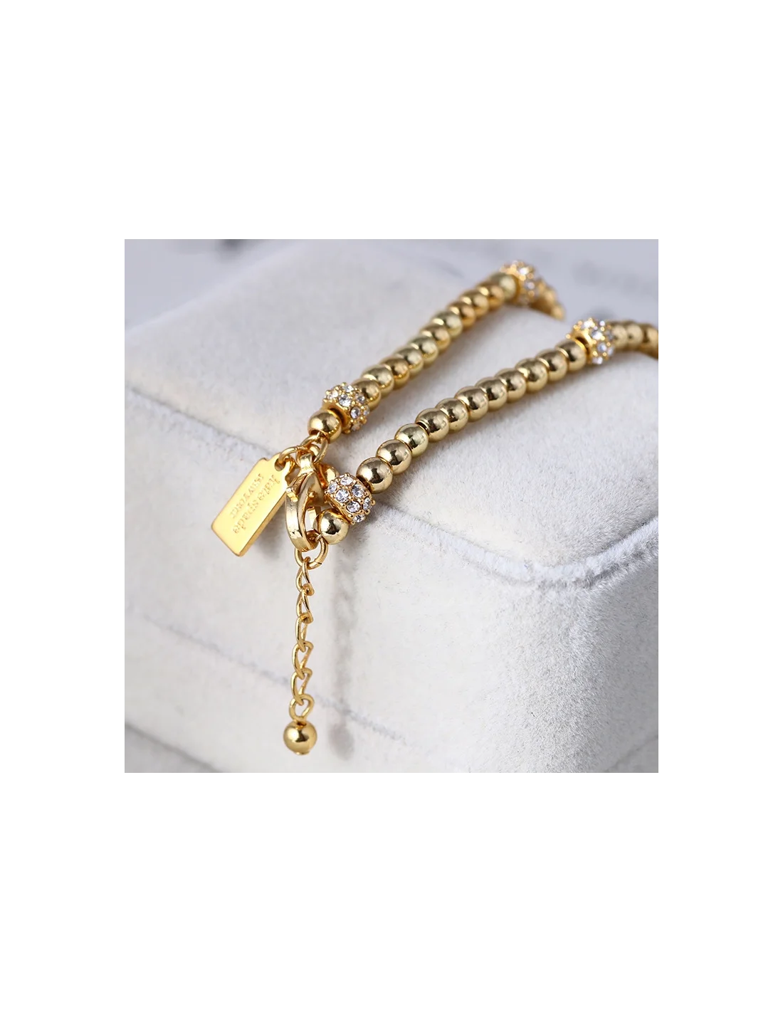 Bracelet Kate Spade New York en acier inoxydable doré vue 2