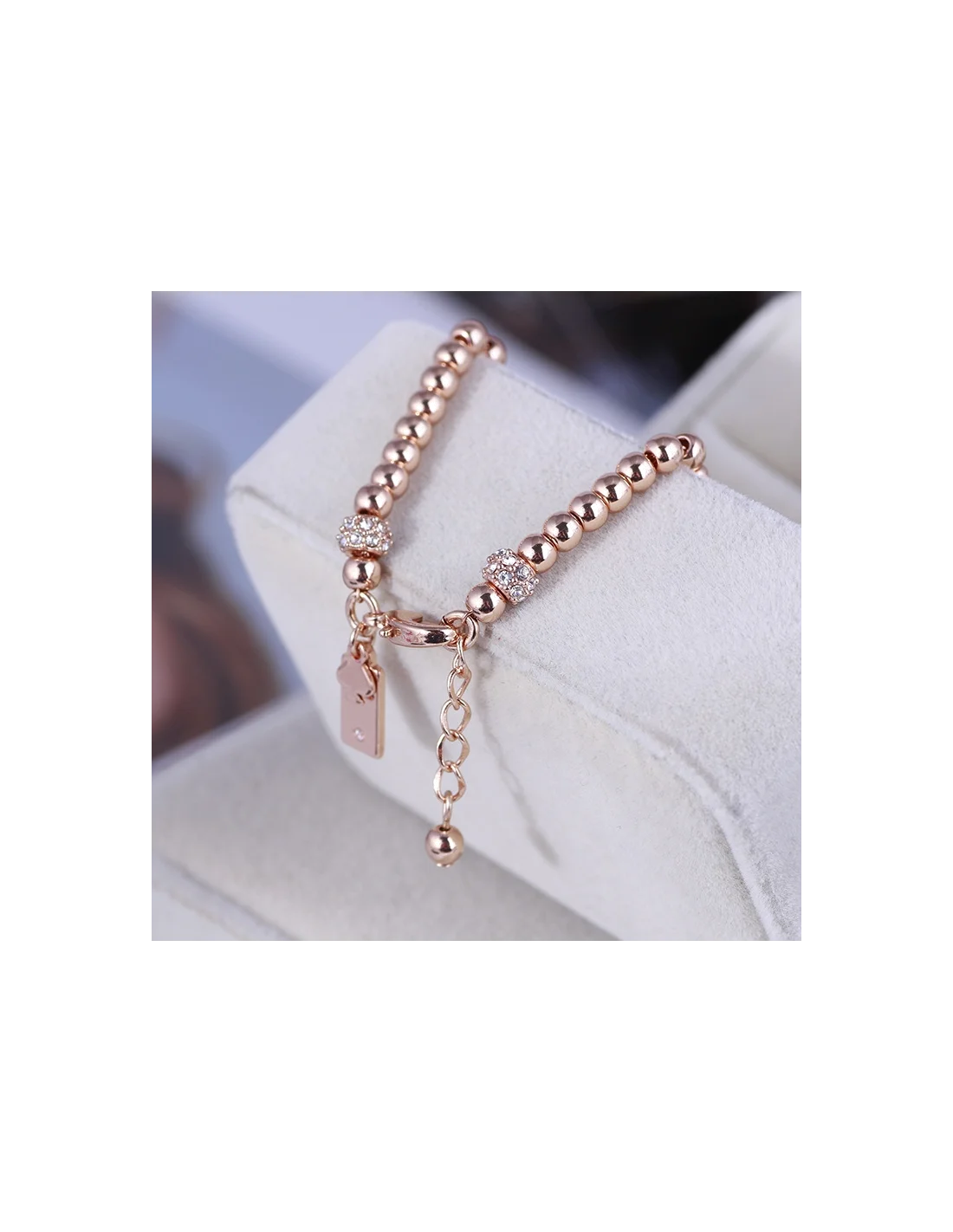 Bracelet femme Kate Spade New York en acier inoxydable or rose - Réf. 106428 vue 2