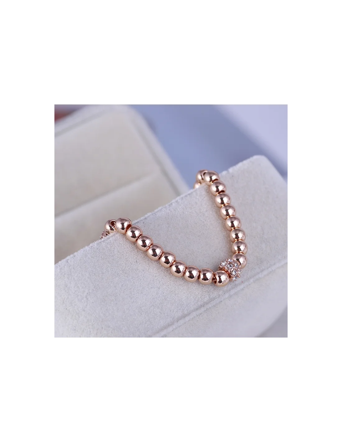 Bracelet femme Kate Spade New York en acier inoxydable or rose - Réf. 106428 vue 3