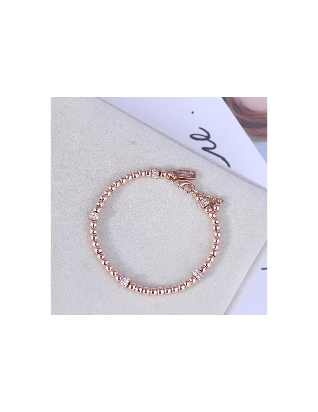 Bracelet femme Kate Spade New York en acier inoxydable or rose - Réf. 106428 vue 5