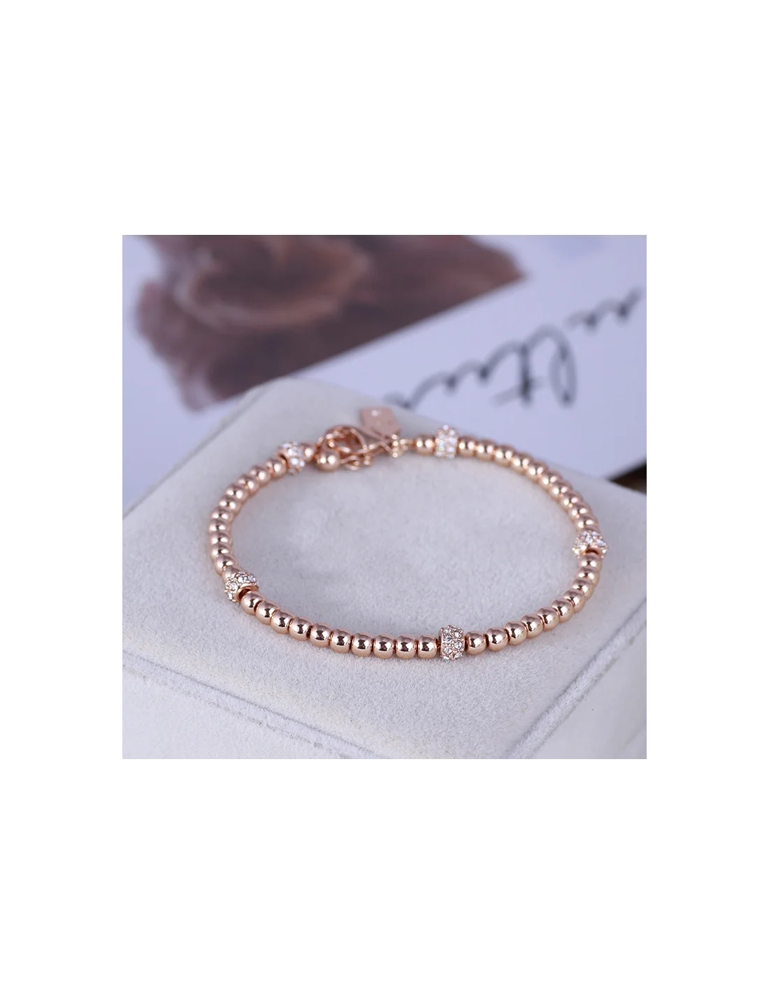 Bracelet femme Kate Spade New York en acier inoxydable or rose - Réf. 106428 vue 6