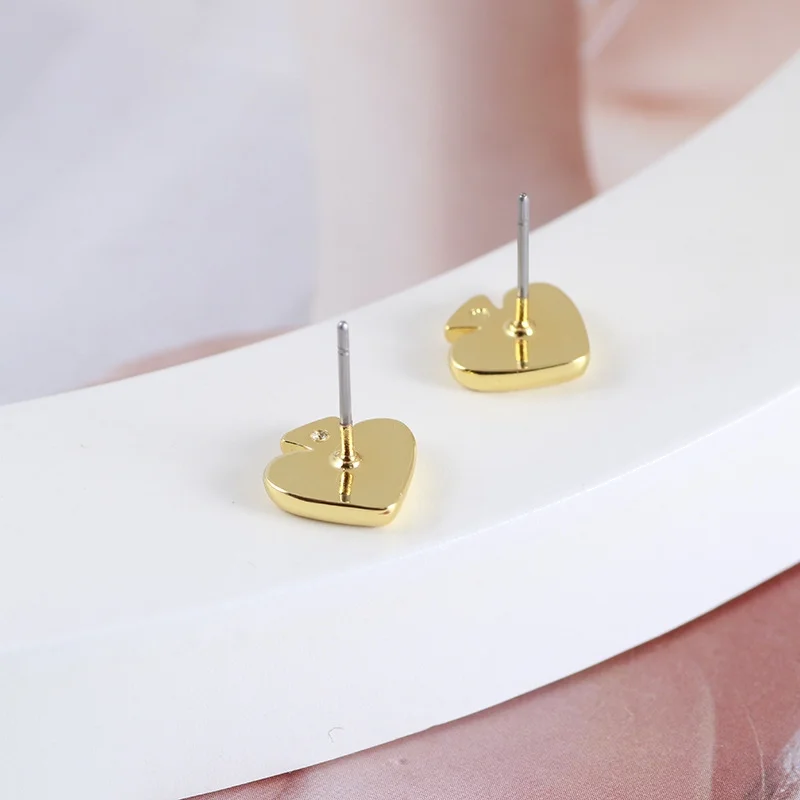 Boucles d'oreilles pour femme Kate Spade ace en acier doré or jaune - Réf. 106675 vue 2