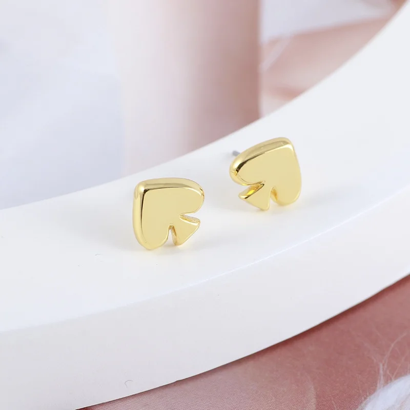 Boucles d'oreilles pour femme Kate Spade ace en acier doré or jaune - Réf. 106675 vue 4
