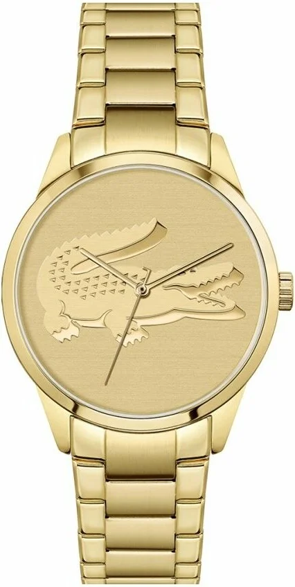 Montre Femme Lacoste Ladycroc 2001175 - Boîtier et bracelet acier doré