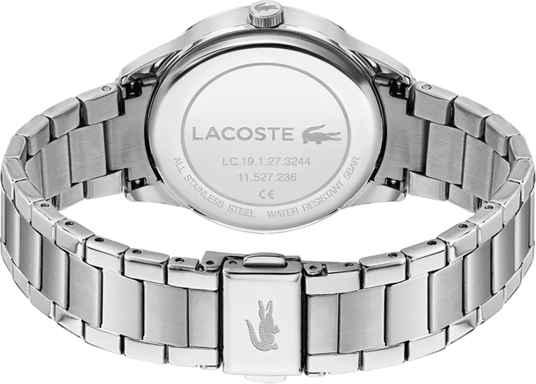 Montre Femme Lacoste Ladycroc 2001189 en Acier Argenté Cadran Strass vue 3
