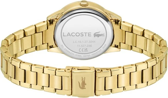 Montre Femme Lacoste Ladycroc 2001216, Boîtier et Bracelet Acier Doré, Cadran Nacré vue 3