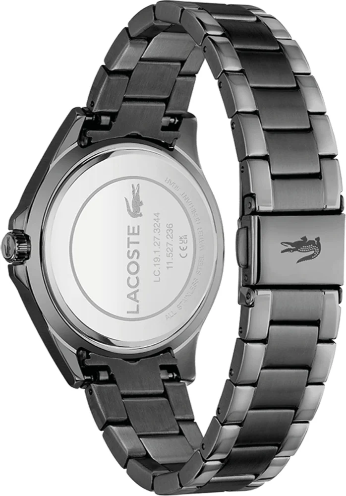 Montre Lacoste Swing 2001224 pour Femme - Cadran et bracelet acier gris vue 3