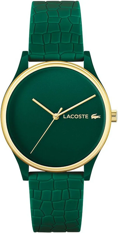 Montre Lacoste pour Femme - Réf. 2001247 - Cadran et bracelet silicone vert