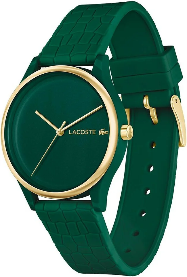 Montre Lacoste pour Femme - Réf. 2001247 - Cadran et bracelet silicone vert vue 2