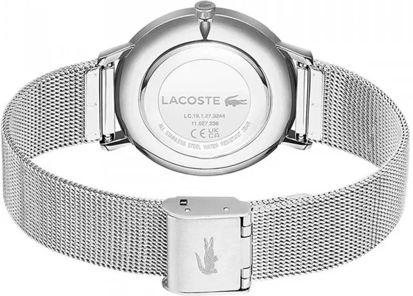 Montre Femme Lacoste Crocorigin 2001285 Cadran et Bracelet Acier Argent vue 3