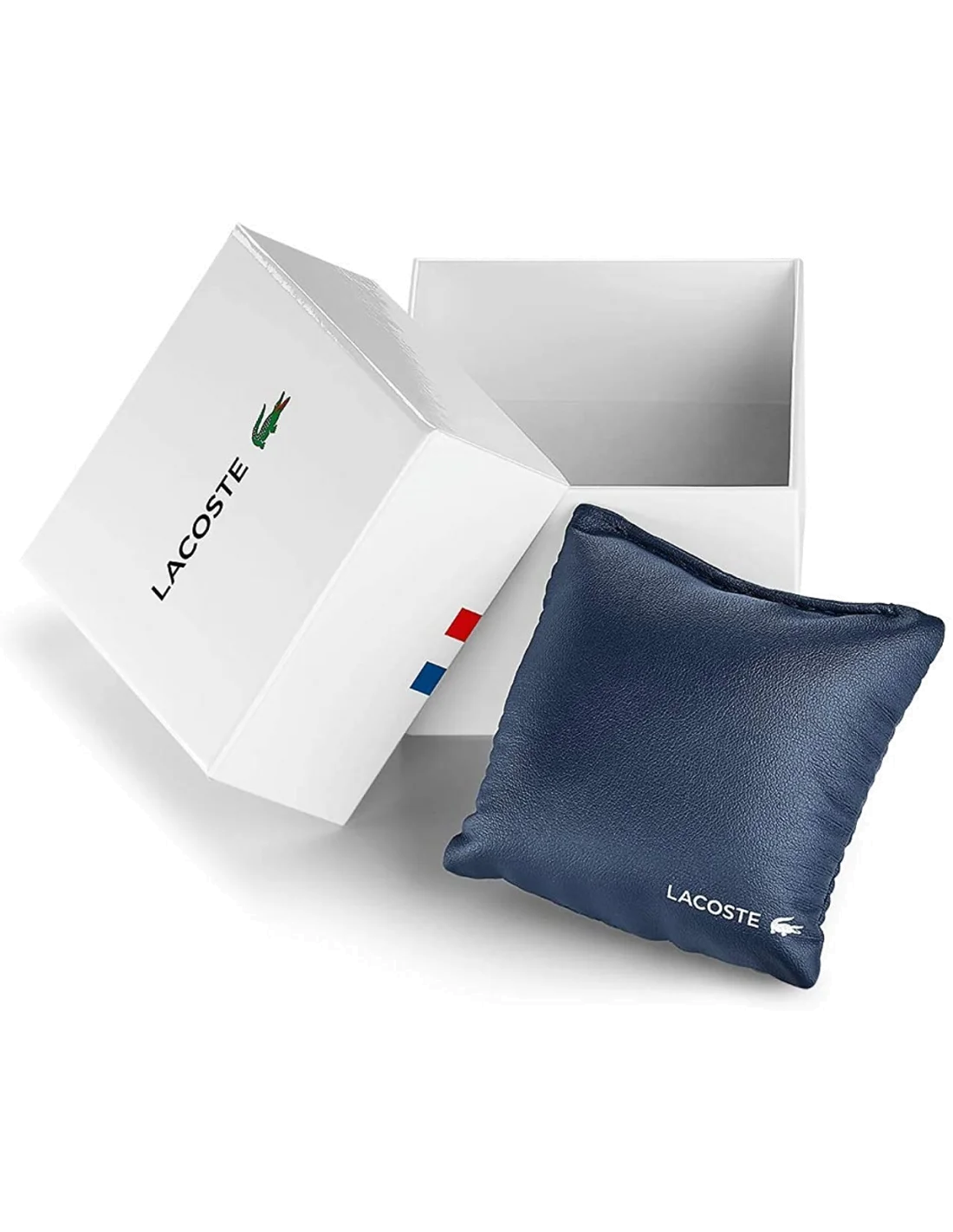 Montre Lacoste Homme 2010975 - Cadran Blanc Multifonctions, Bracelet Cuir Bleu vue 2