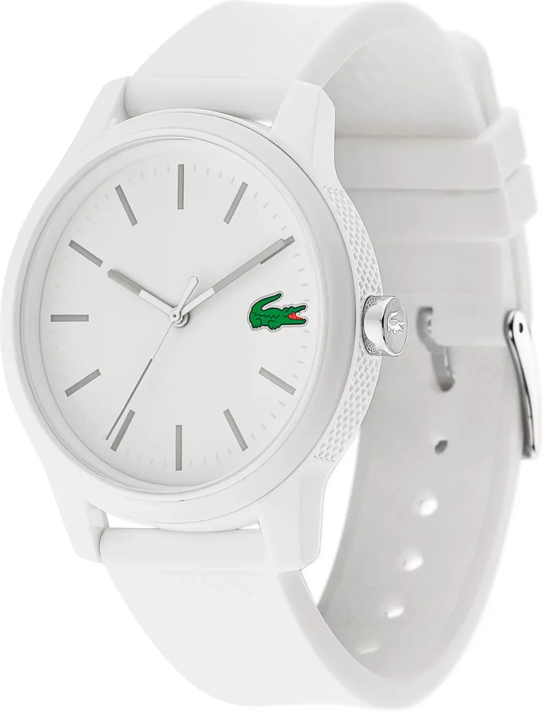 Montre Lacoste Homme 2010984 - Cadran et bracelet blanc en silicone vue 2