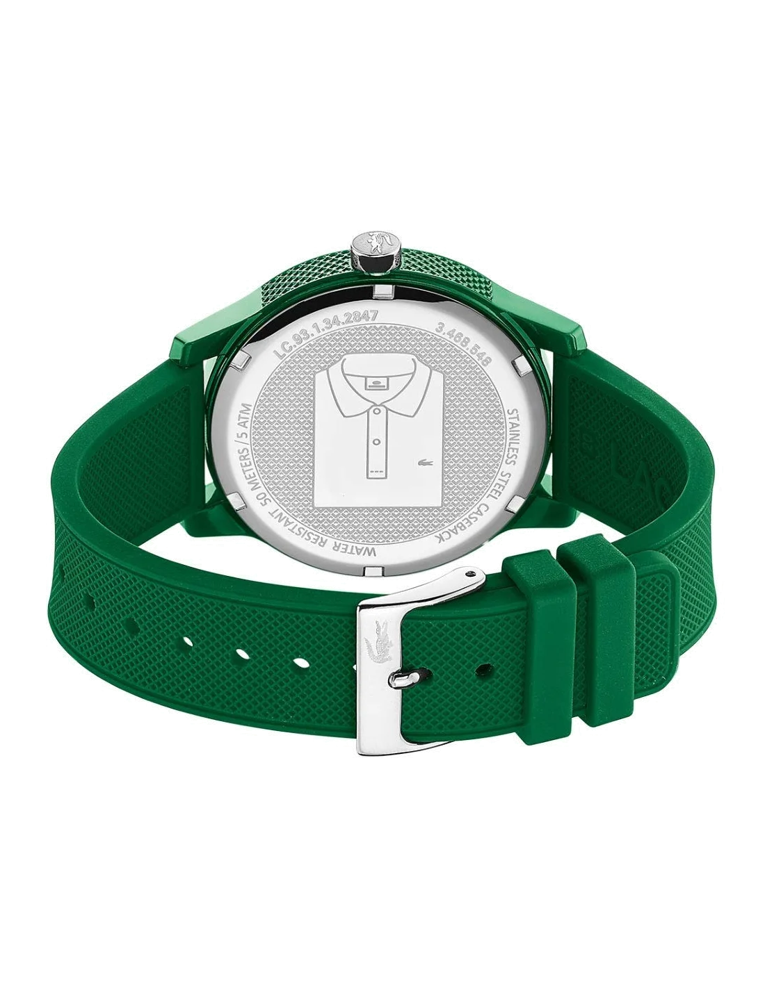 Montre Homme Lacoste 2010985 - Cadran et Bracelet Vert Silicone vue 2