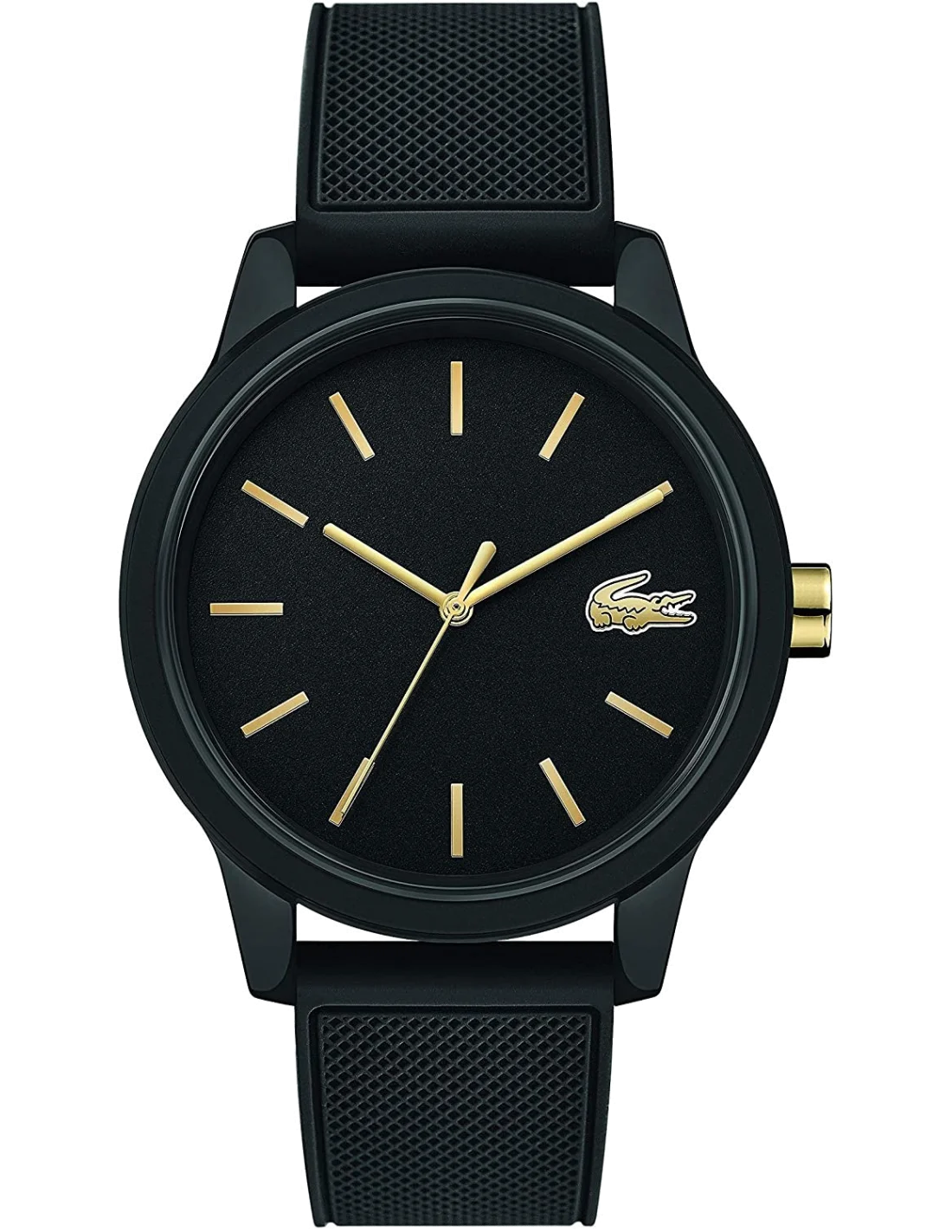 Montre Homme Lacoste 2011010 Cadran et Bracelet Noir Silicone