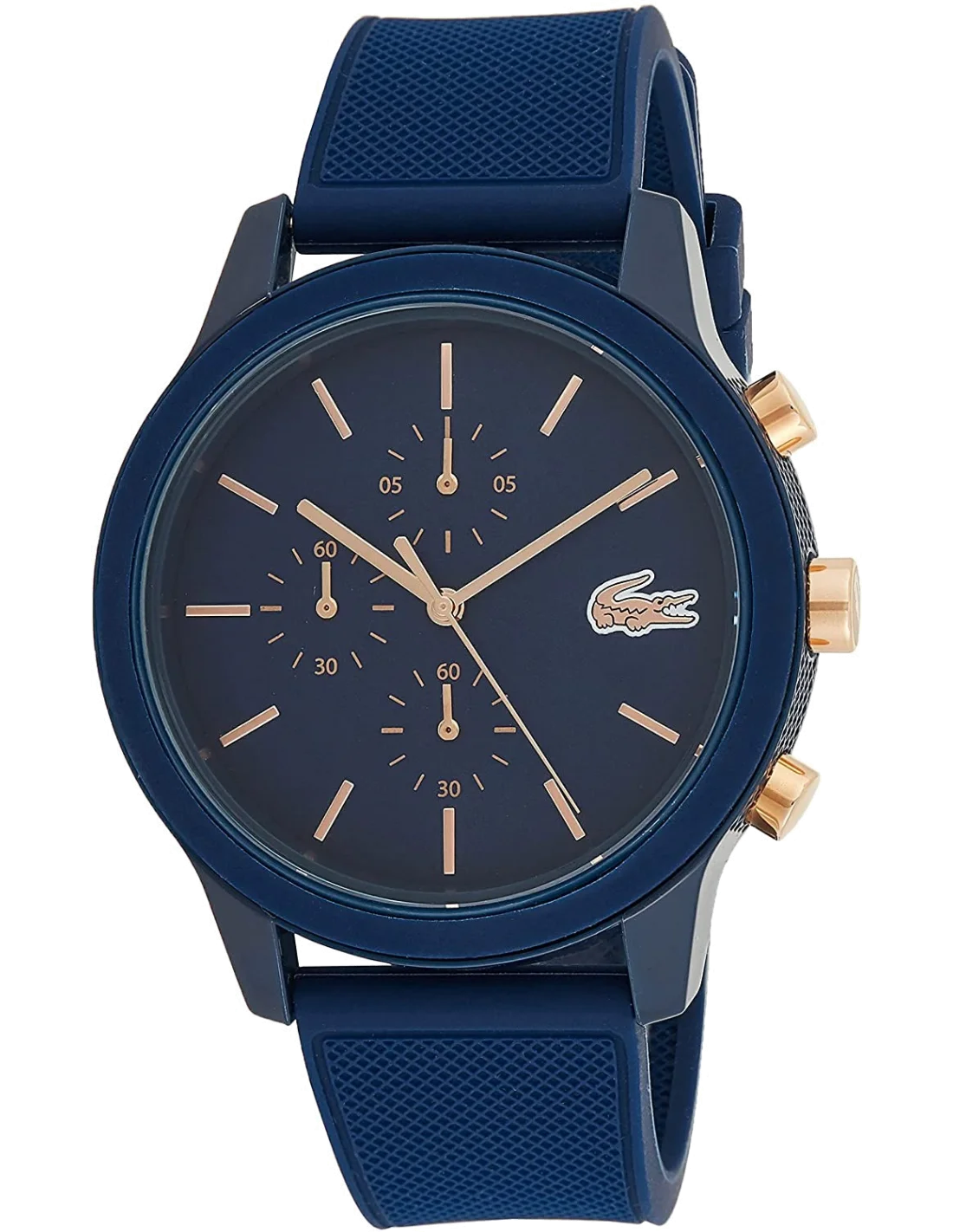 Montre Homme Lacoste 2011013 Chronomètre Sport - Cadran et Bracelet Silicone Bleu