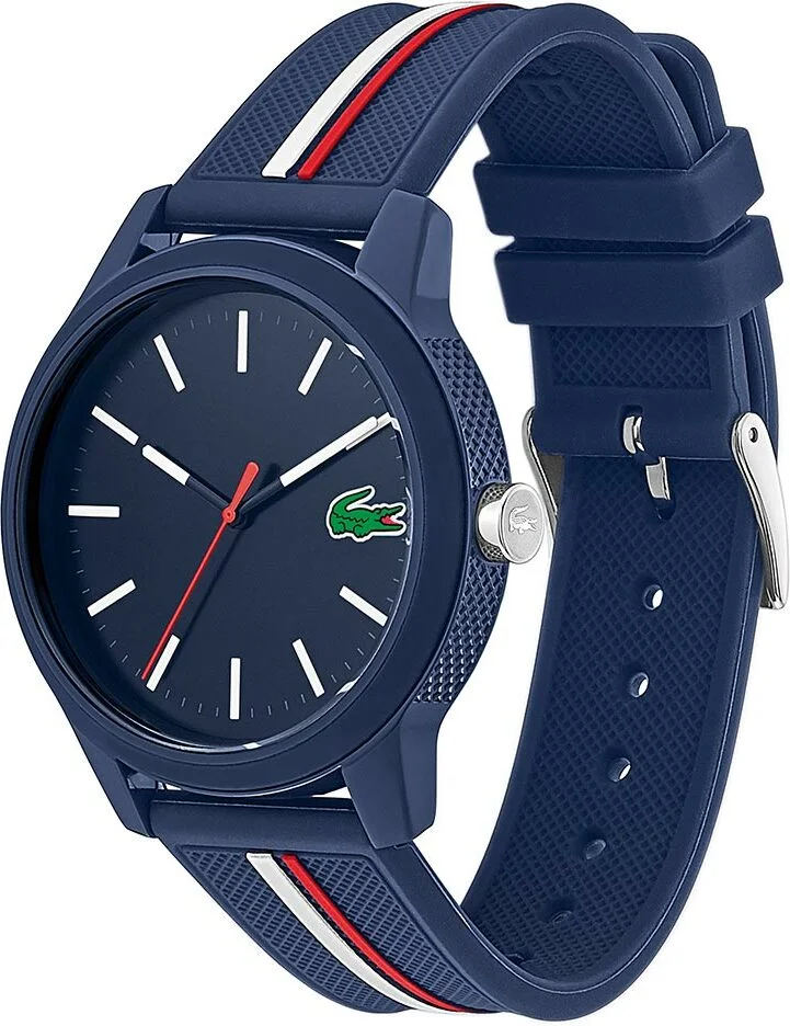 Montre Homme Lacoste 12.12 Référence 2011070 - Boîtier et Bracelet Bleu vue 3