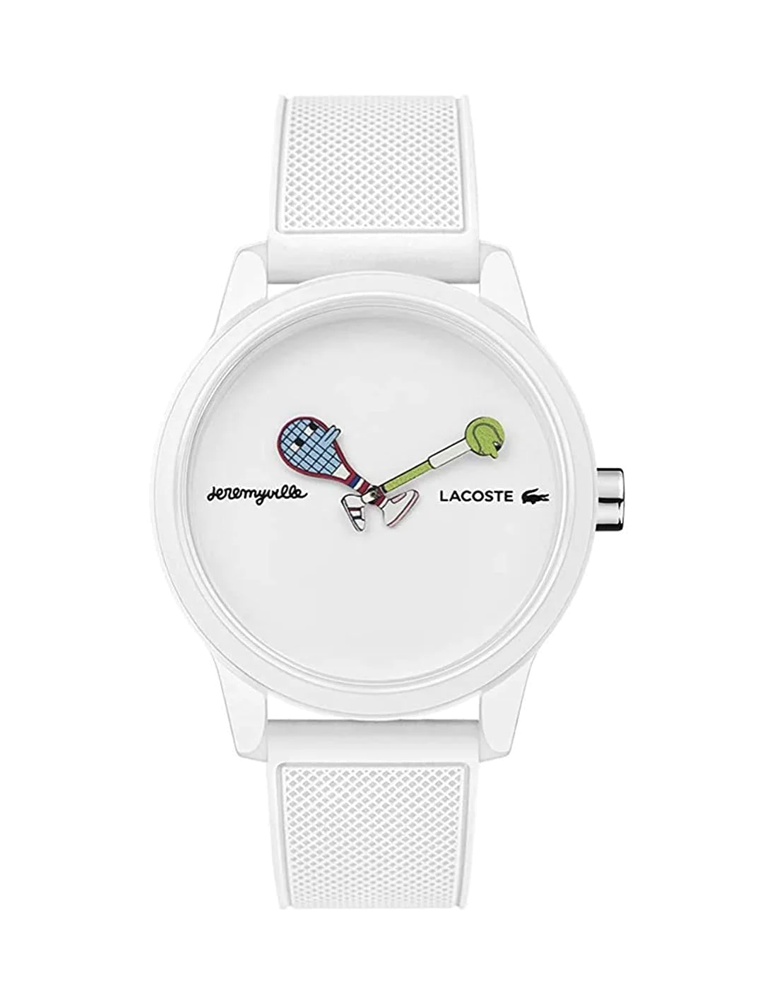 Montre Lacoste Homme 2011072 - Cadran et Bracelet Silicone Blanc - 42mm