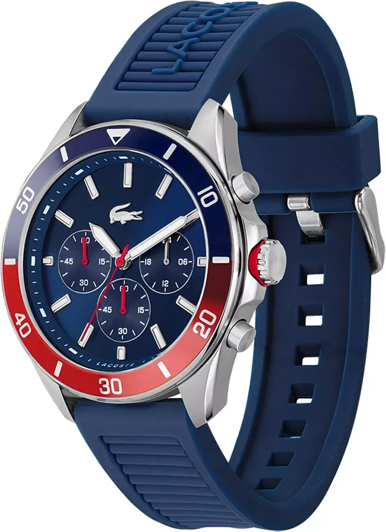 Montre Homme Lacoste 2011154 Cadran et Bracelet Bleu Multifonctions vue 2