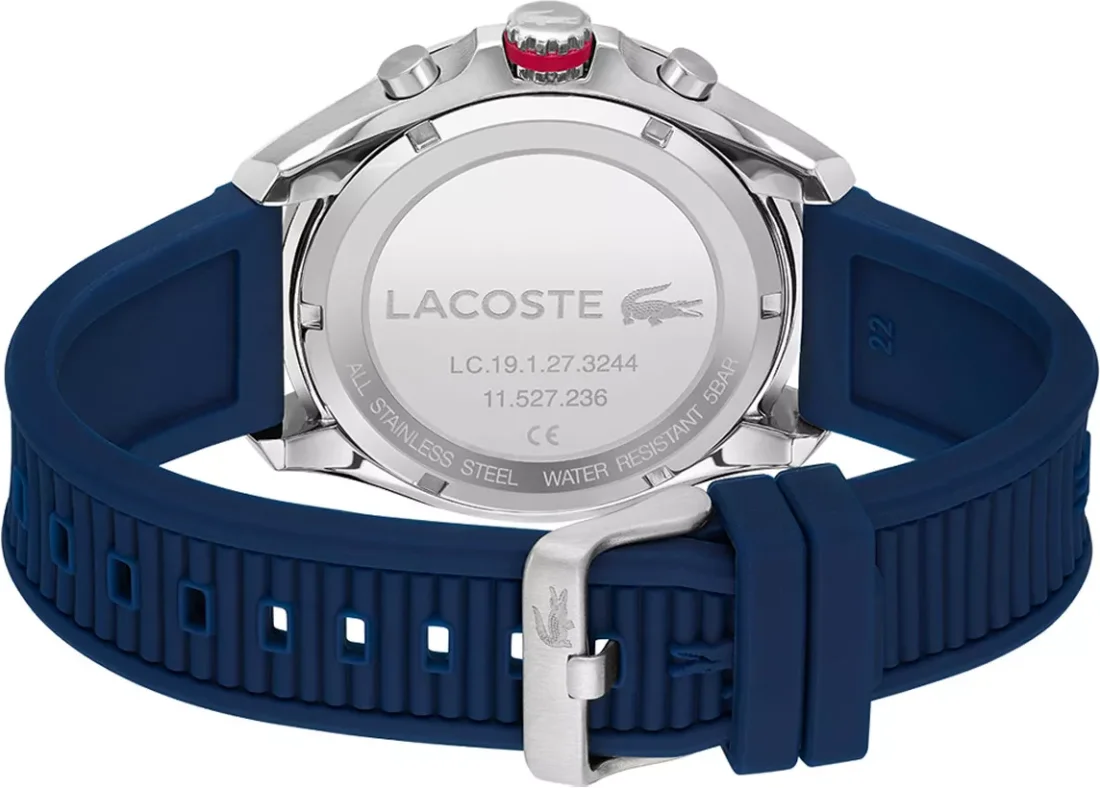 Montre Homme Lacoste 2011154 Cadran et Bracelet Bleu Multifonctions vue 3