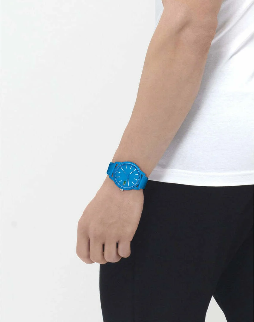 Montre Lacoste Homme 2011193 Cadran et Bracelet Silicone Bleu 42mm vue 5