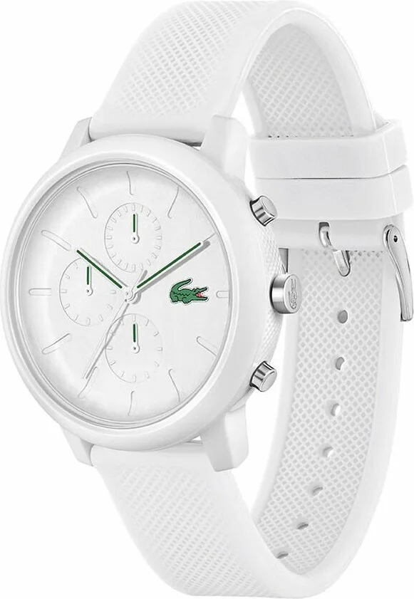 Montre Homme Lacoste 2011246 Chronographe Quartz - Boîtier et Bracelet Blanc vue 2